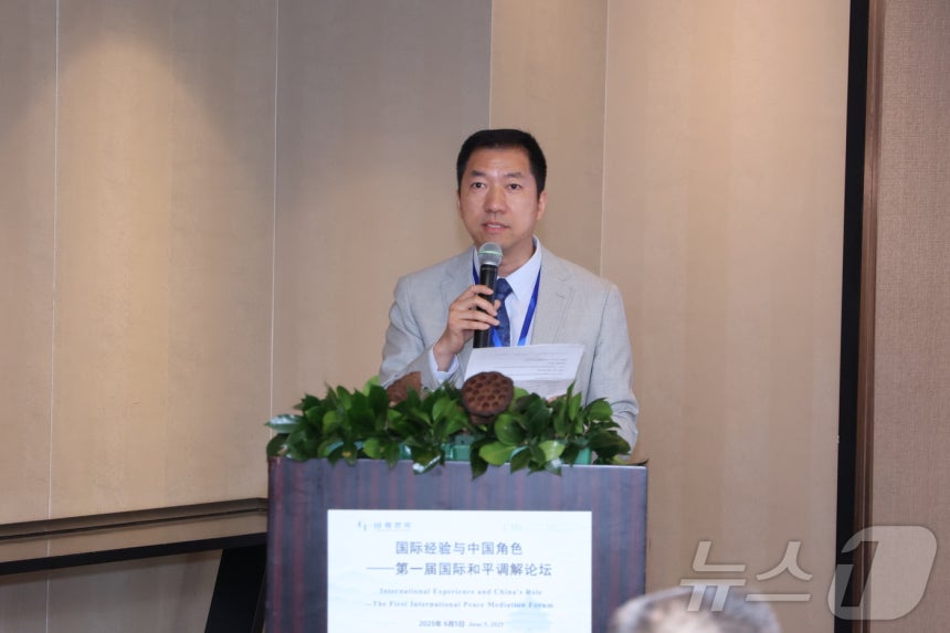 중국 민간 싱크탱크인 궈관즈쿠의 런리보 총재 (사진제공=궈관즈쿠) ⓒ News1 정은지 특파원