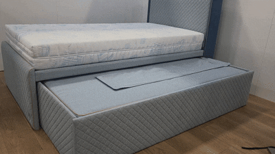 CES 2026에서 공개한 바디프랜드 신제품 '파밀레 AI 마사지베드' 2026.1.7 ⓒ뉴스1 이정후 기자