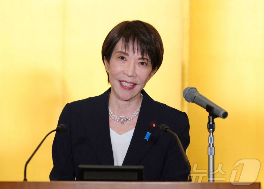 5일 다카이치 사나에 일본 총리가 미에현 이세시에서 연두 기자회견을 갖고 있다.2026.01.05 ⓒ AFP=뉴스1 ⓒ News1 김지완 기자