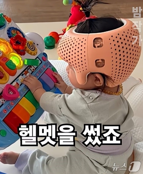 손담비 김지혜 아기도 300만원 '두상 헬멧'…"학대일 뿐" vs "되레 감사"