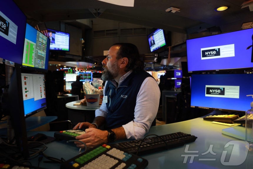 미증시 트레이더.ⓒ AFP=뉴스1