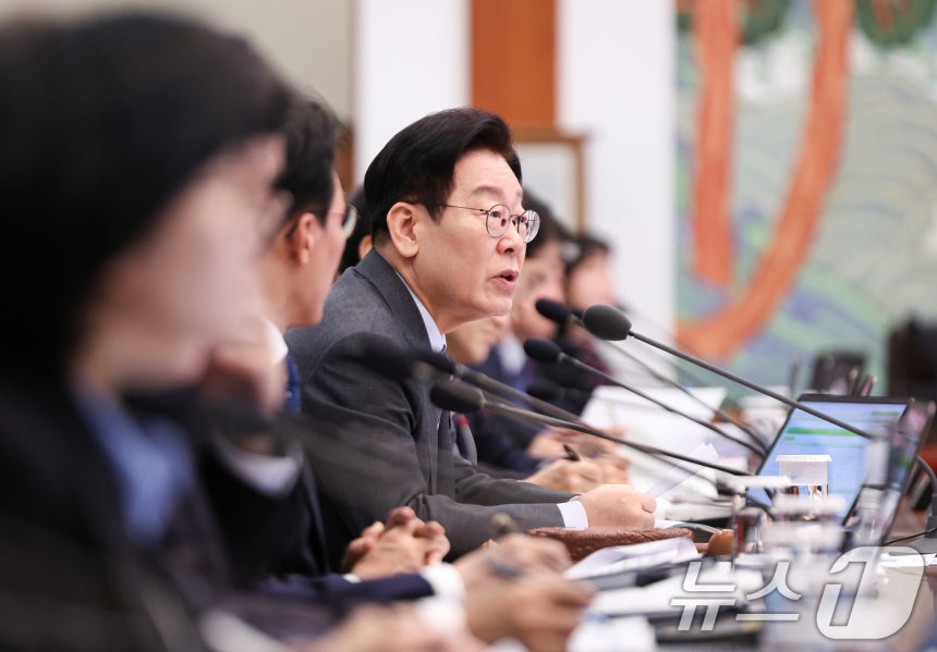 이재명 대통령이 20일 청와대에서 열린 국무회의에서 발언하고 있다. 2026.1.20/뉴스1 ⓒ News1 허경 기자