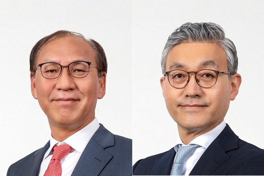 코람코자산운용 김태원(왼쪽)·윤장호 사장