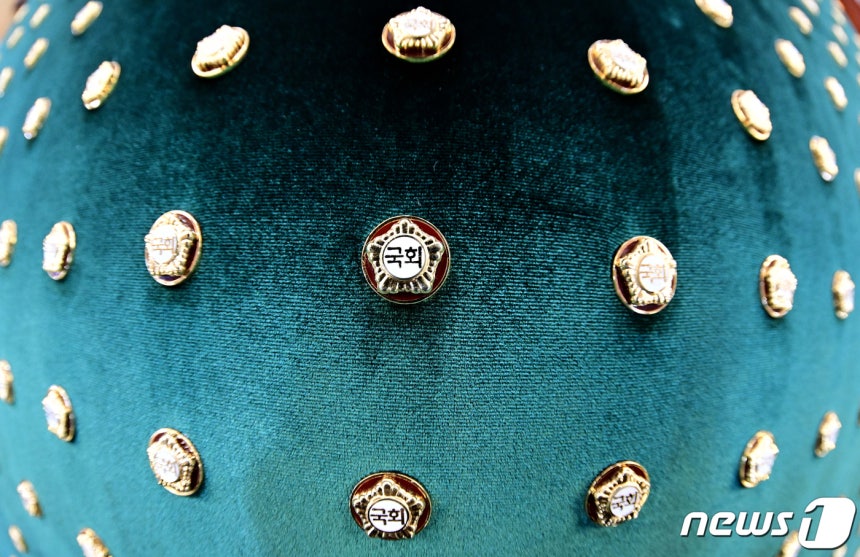 국회 배지.(공동취재) 2024.4.8/뉴스1 ⓒ News1 자료 사진