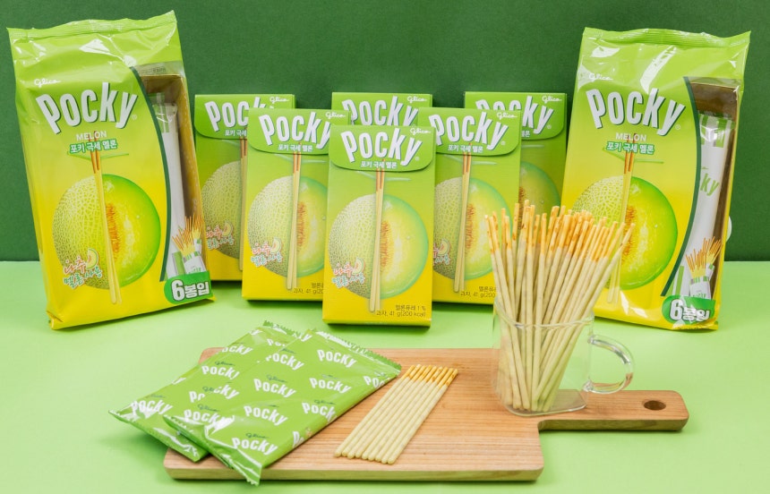 포키 극세 '멜론'.(해태제과 제공)