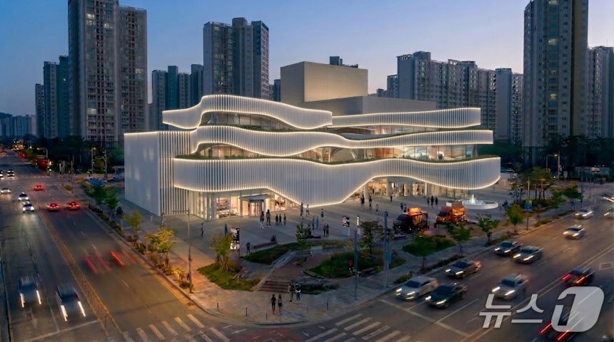 '운정중앙역 문화공연 콤플렉스' 조감도. (파주시 제공, 재판매 및 DB금지)