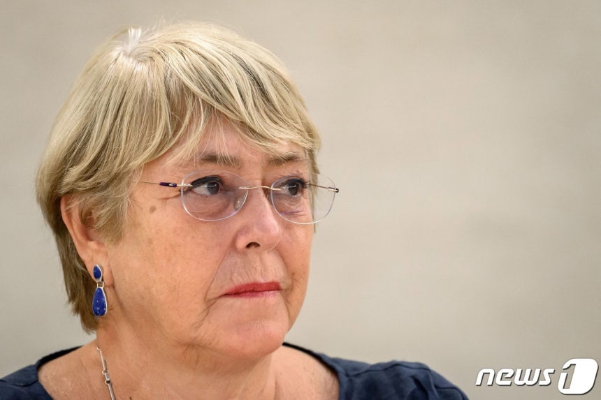 미첼 바첼레트 전 칠레 대통령. ⓒ AFP=뉴스1