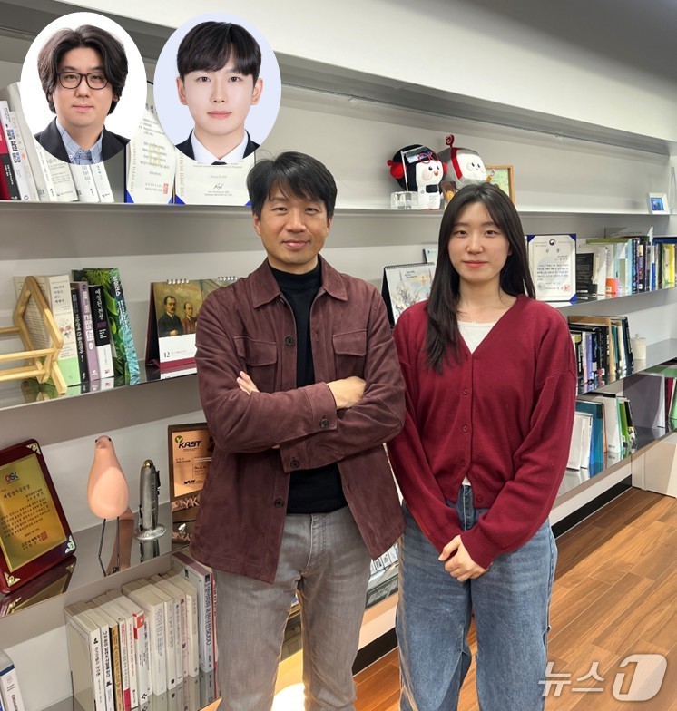 재구성가능한 저전력 반사형 모노픽셀 연구팀.왼쪽 상단부터 정현호 GIST 교수,고주환 MIT 박사,<a href=