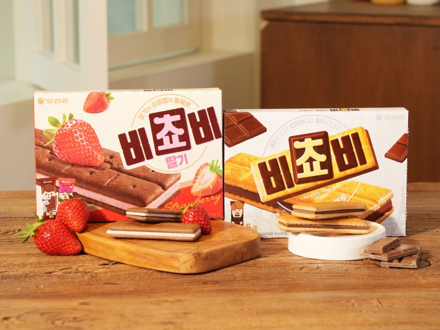 오리온 비쵸비 2종 제품 이미지.(오리온 제공)