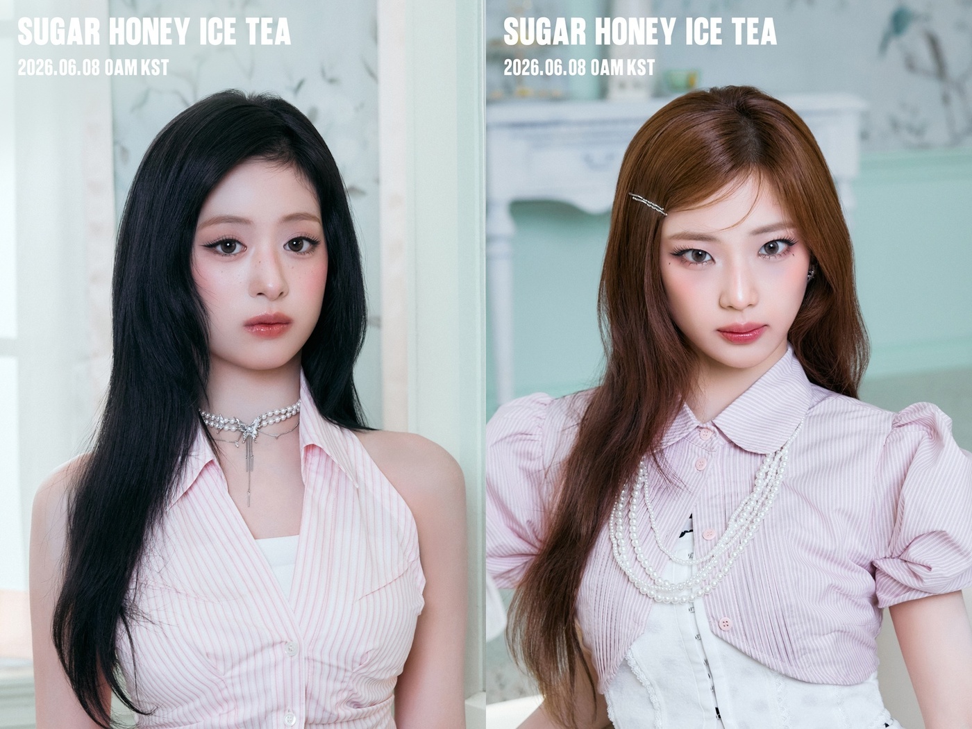 Bemon成員Ahyeon和Luka發布《Sugar Honey Iced Tea》預告片…清新魅力