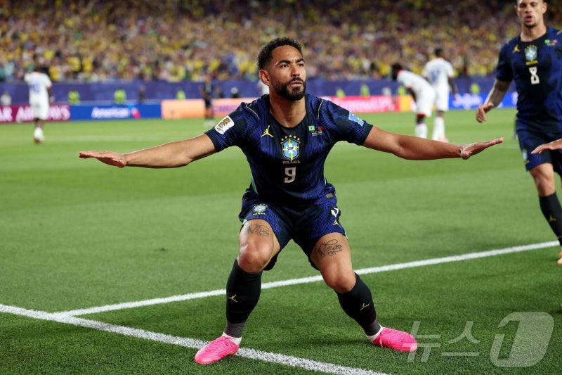 '전반에만 3골' <b>브라질</b>, 아이티 <b>3-0</b> 완파…쿠냐 멀티골[월드컵]