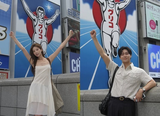'연상연하' 다이아 출신 기희현·이상윤, SNS로 '열애' 깜짝 발표…오사카 여행