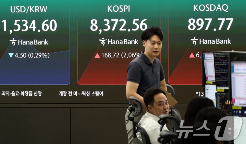 삼전 8%·SK하닉 3% 강세 코스피 8500선 회복…기관·개인 쌍끌이...