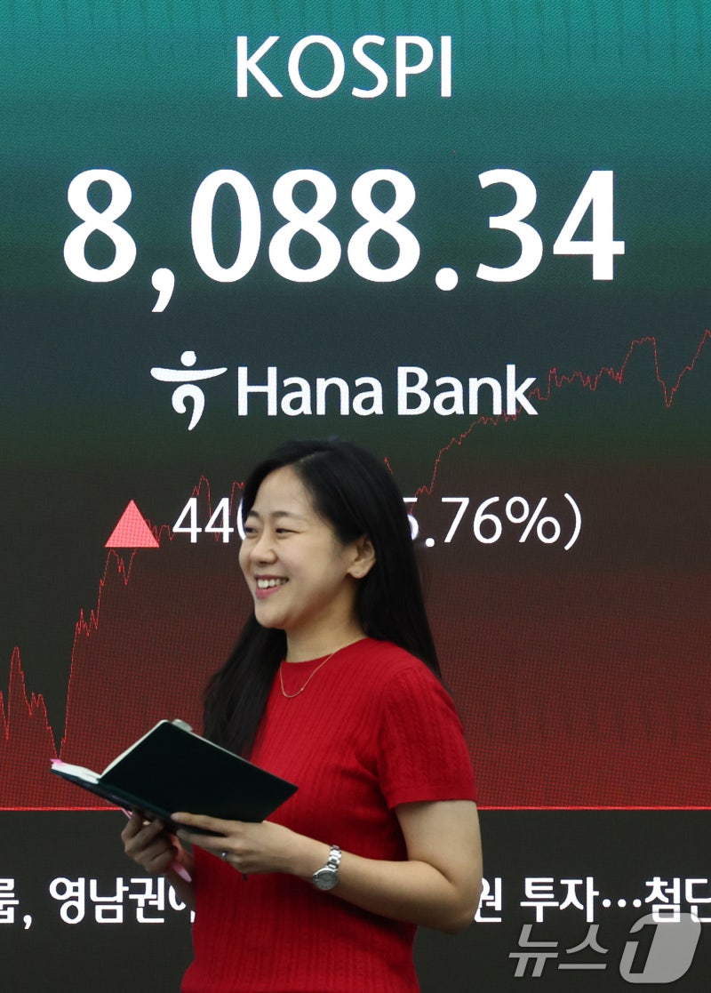 코스피 8000선 재돌파