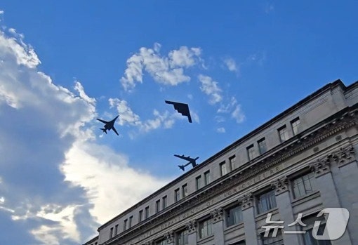 [르포]전략폭격기 뜨고 85만발 불꽃 터졌다…美, 건국 250주년 자축