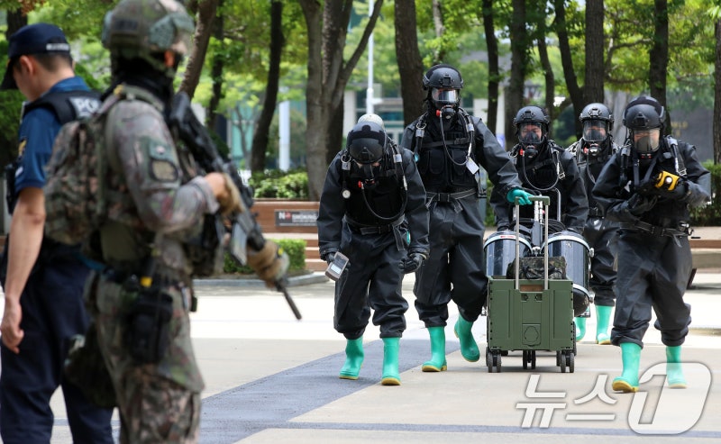 <b>다중이용시설</b> 테러 대응 <b>훈련</b>