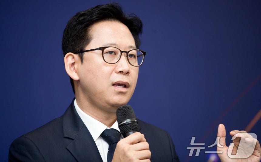배경훈 부총리 겸 과학기술정보통신부 장관이 20일 오전 세종특별자치시 정부세종청사에서 열린 '과학기술정보통신부 기자간담회'에서 취임 1주년 소회를 밝히고 있다. (과학기술정보통신부 제공. 재판매 및 DB금지) 202