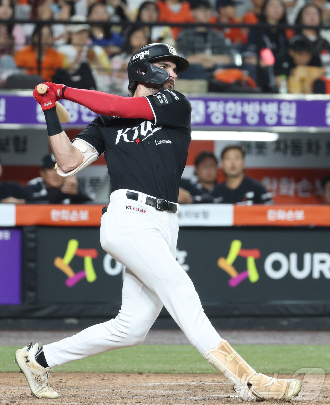<b>KT 힐리어드</b>, 7월 <b>MVP</b> 선정…팀 외인 타자로는 6년 만 수상