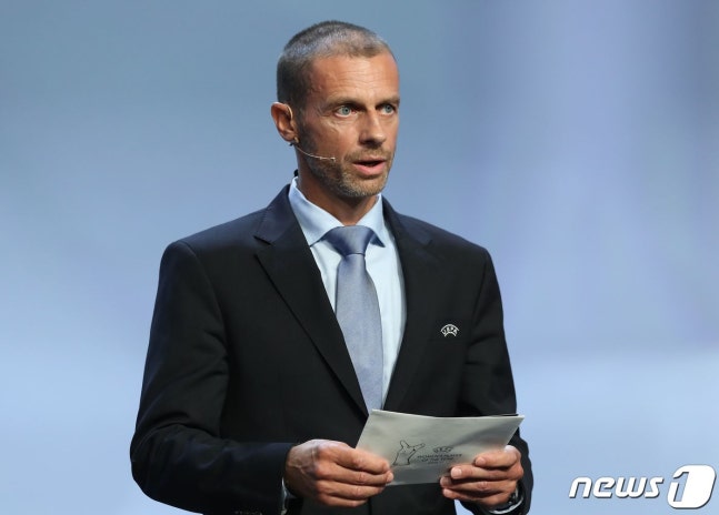 알렉산데르 체페린 UEFA 회장 ⓒ AFP=뉴스1