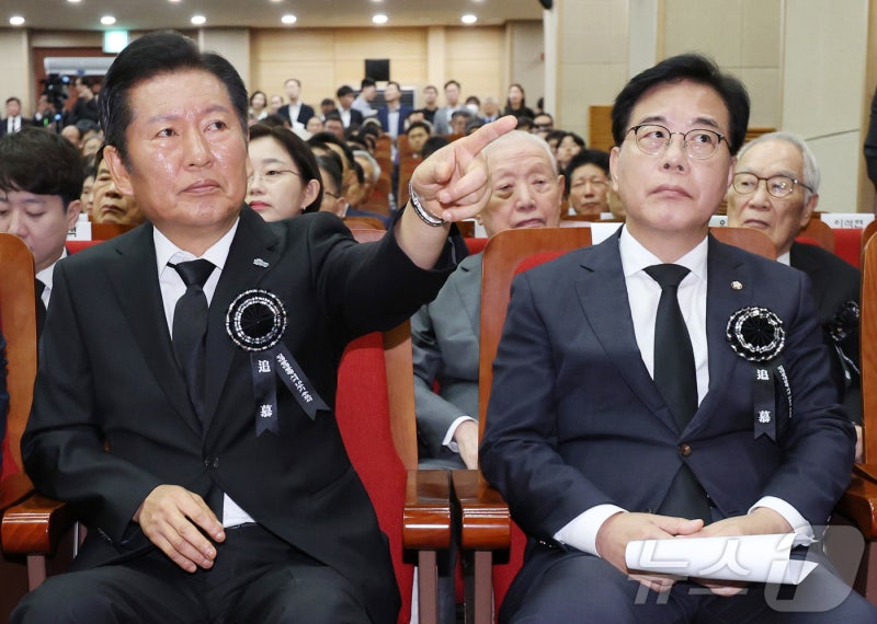 DJ <b>서거</b> 17주기 <b>추모식</b> 오늘 개최…장동혁은 '경남 수해' 현장행(종합)