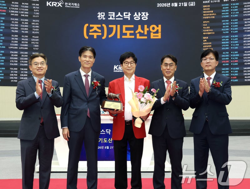 <b>기도산업</b> 코스닥시장 상장기념식