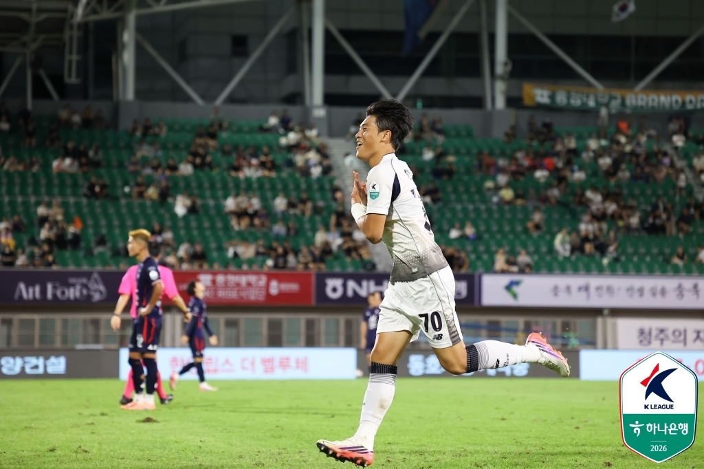 '17세 4개월 21일' <b>안주완</b>, <b>K리그</b> 역대 <b>최연소 멀티골</b> 새 역사