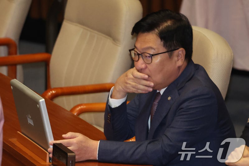 정점식, 교섭단체 대표연설…'정부·여당 독주' 전방위 공세 관측