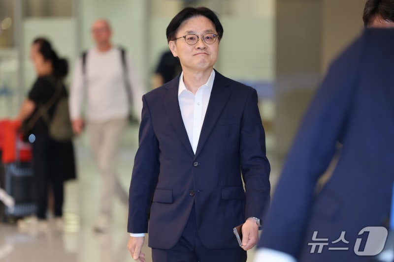 <b>김정관</b> 장관, <b>대미 투자</b>협상 마치고 귀국