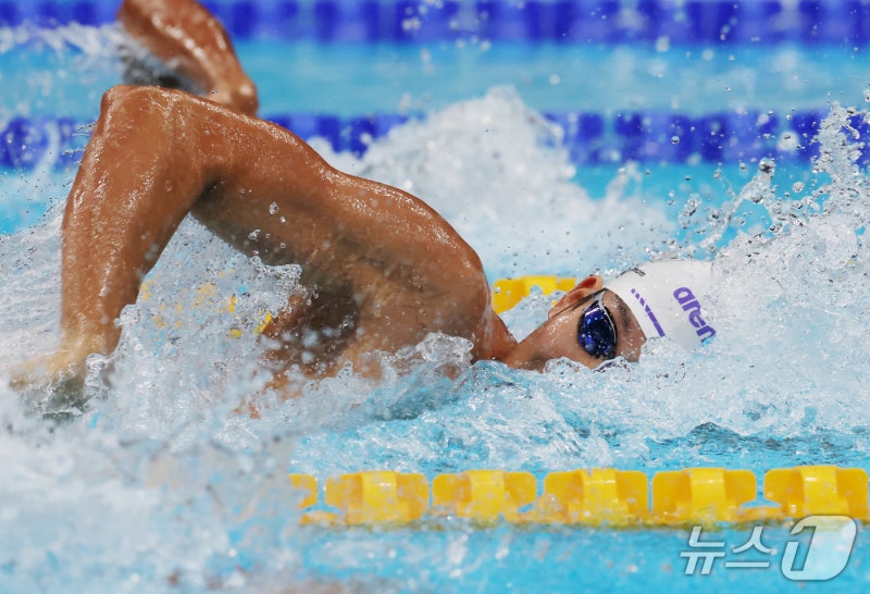 황선우·김영범, 자유형 100m 예선 2·3위로 나란히 <b>결선</b>행[AG](종합)