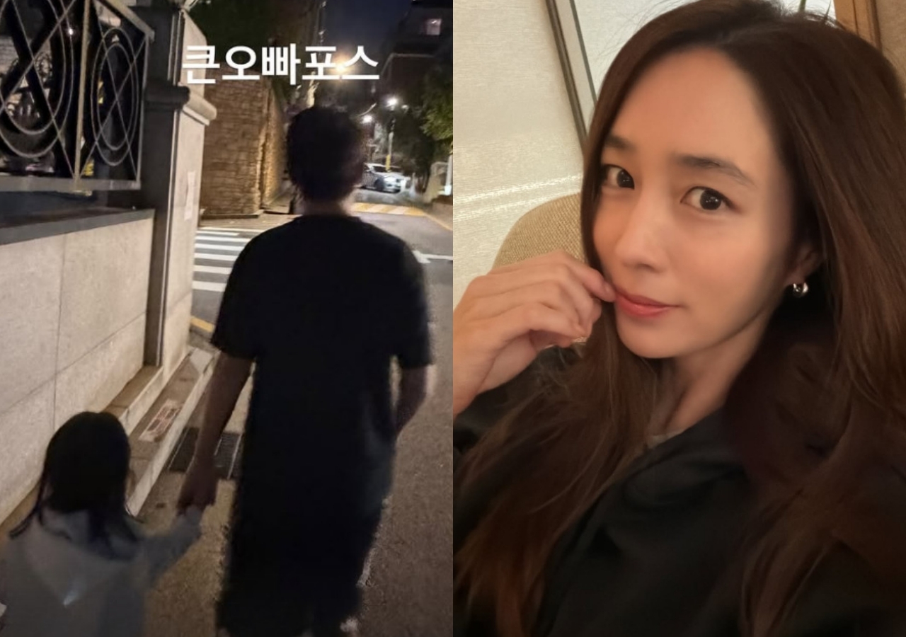 '이병헌♥' 이민정 폭풍 감동, 8살 어린 동생 손 꼭 잡은 12살 아들의 오빠 포스!