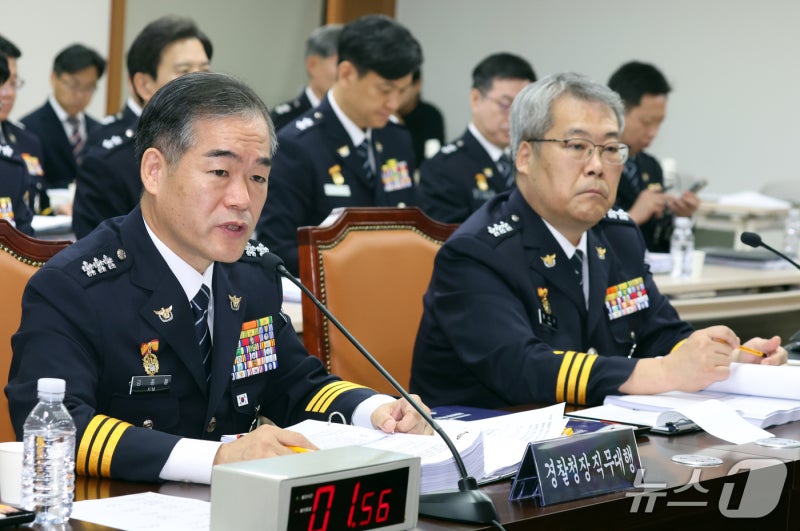 김종철 <b>경찰청</b>장 대행 "한동훈 딸 허위 스펙 의혹, 재수사 가능성 배제...