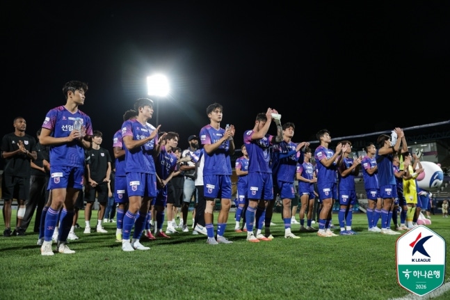 파주 프런티어FC 선수들(한국프로축구연맹 제공)