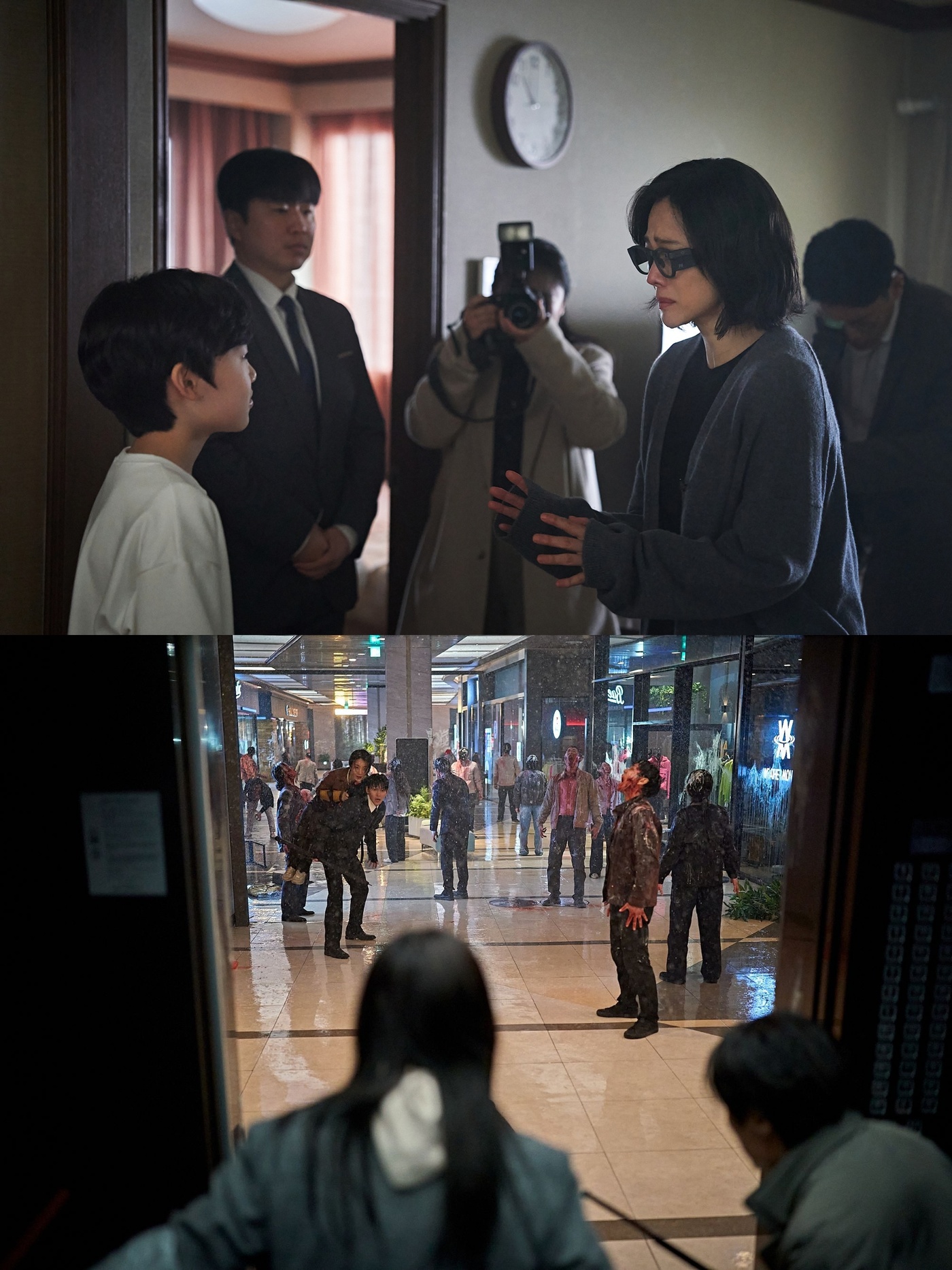 映画『失楽園』と『軍体』のスチールカット