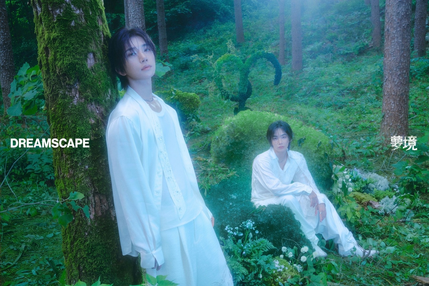 ジョンハンとジョシュアのミニアルバム「DREAMSCAPE」のコンセプト画像。
