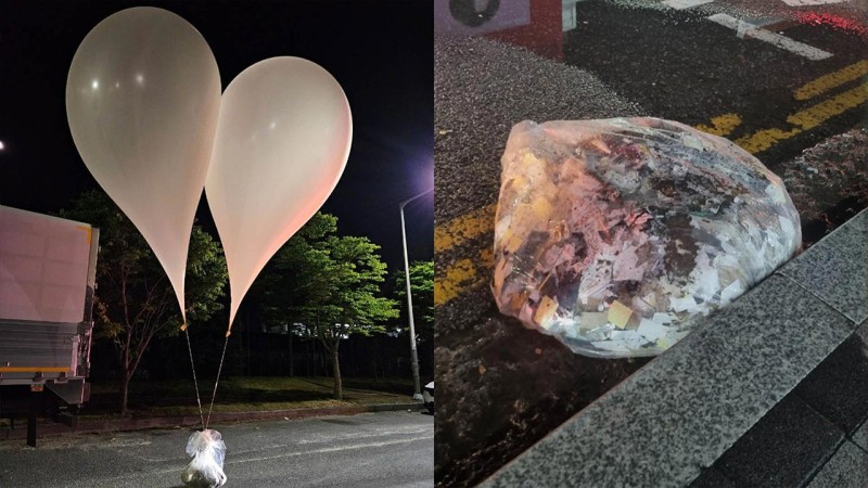 북한, 25일 만에 <b>쓰레기 풍선 살포</b>…올해 12번째