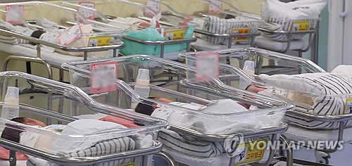 去年，出生9年[yonhap新聞數據照片]