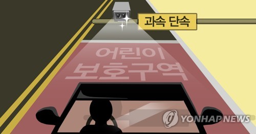 어린이 보호구역(스쿨존) (PG) 연합뉴스 자료