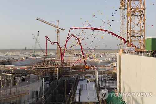 2012년 열린 UAE 바라카 원전 착공식.연합뉴스 제공.