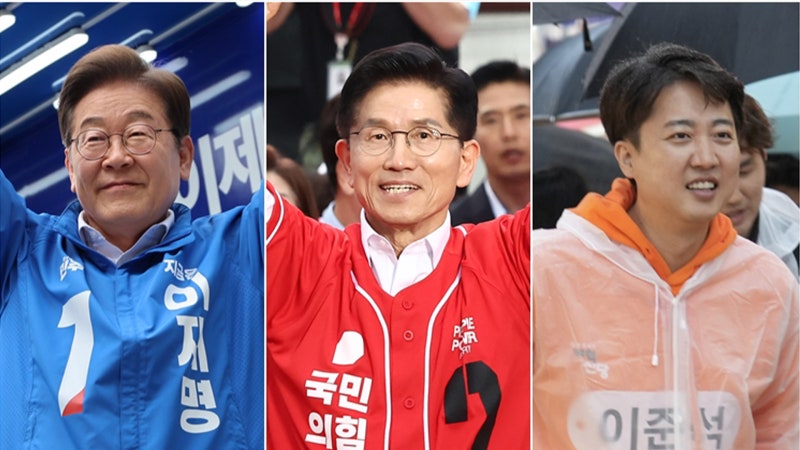 <b>이재명</b>·<b>김문수</b> <b>수도권</b> 집중 유세…이준석은 호남 공략