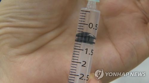 주사기 [연합뉴스TV 캡처]