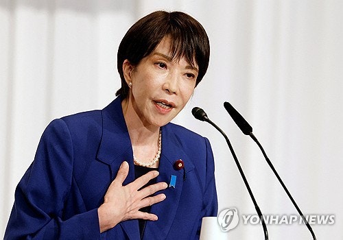 '여자 아베' <b>다카이치</b>, 자민당 <b>총재 당선</b>…첫 여성 총리 유력
