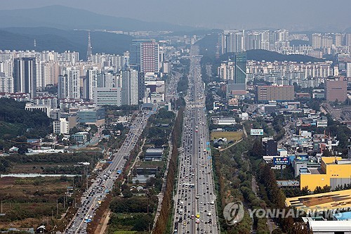추석 연휴 경부고속도로 [연합뉴스 자료사진]