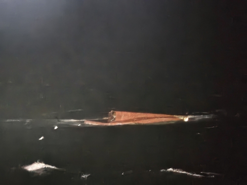 흑산도 인근서 전복된 어선 [목포해양경찰서 제공. 재판매 및 DB 금지]