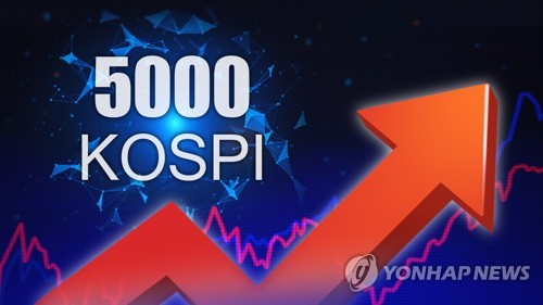코스피 5,000 (PG) [연합뉴스 제공]