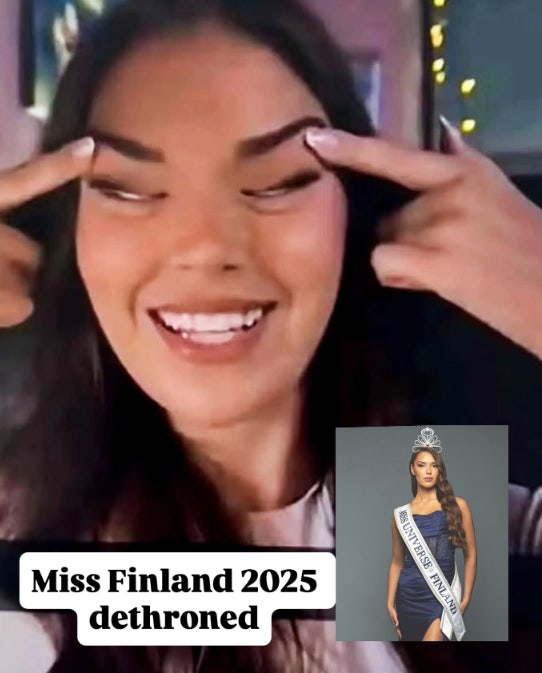 눈꼬리 당기며 동양인 비하 논란…왕관 박탈된 미스 핀란드