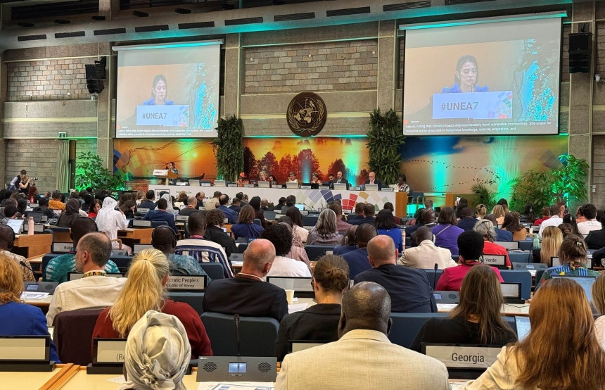 케냐 나이로비에서 열린 유엔환경총회(UNEA-7) [산림청 제공.재판매 및 DB 금지]