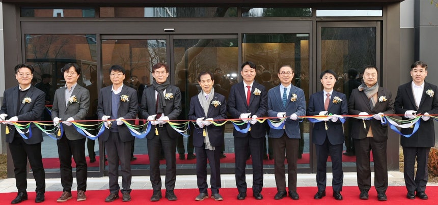 KAIST 문지캠퍼스서 열린 첨단의과학 동물실험동 준공식 [KAIST 제공. 재판매 및 DB 금지]