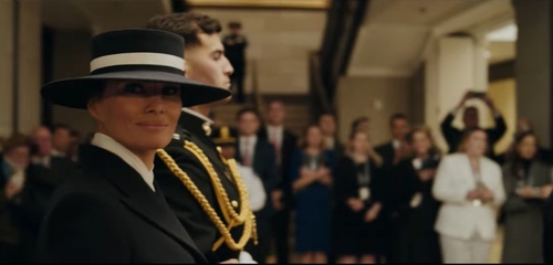 다큐 영화 '멜라니아' 예고편 첫 장면 [유튜브 캡처. 연합뉴스]