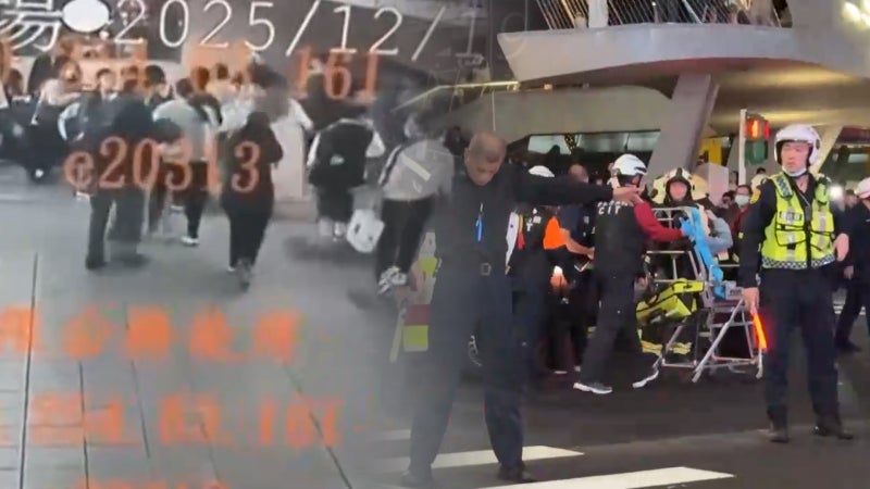 대만 타이베이 지하철역 흉기난동…3명 사망, 용의자도 사망