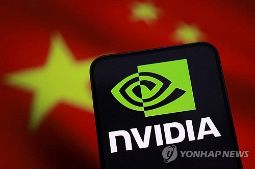 엔비디아 로고와 중국 국기 이미지 [로이터 연합뉴스 제공]